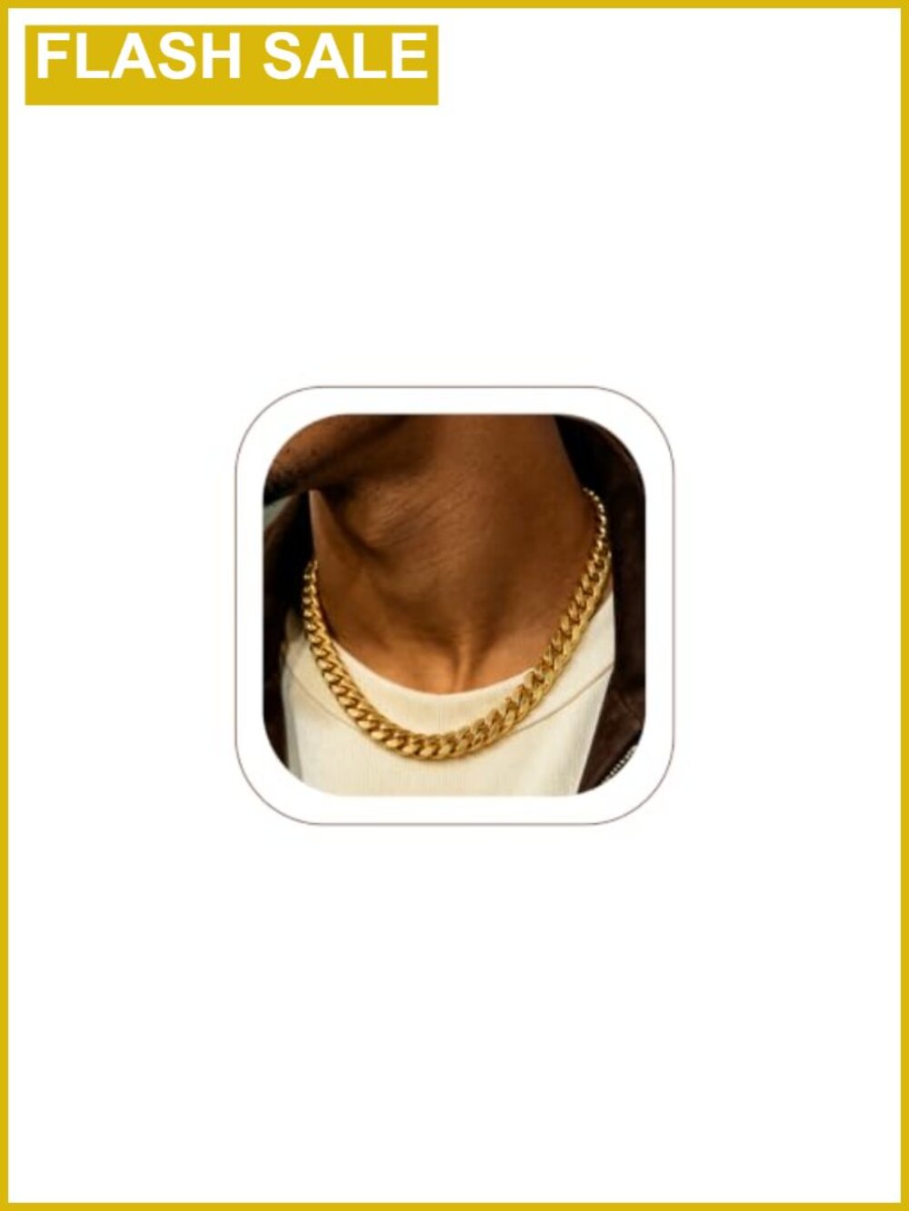 Miami Cuban Link Chain Necklace Stainless Steel Men's Curb Hip Hop Jewelry